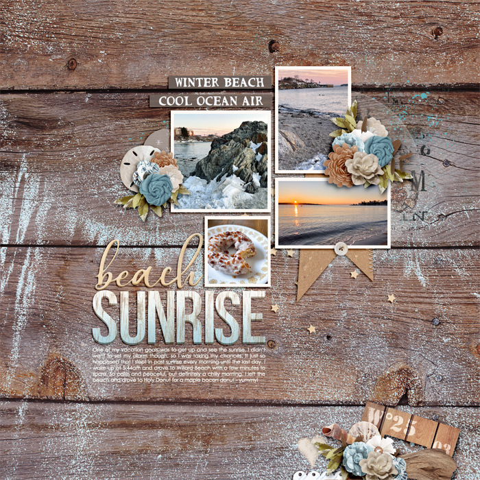 Winter Beach Sunrise