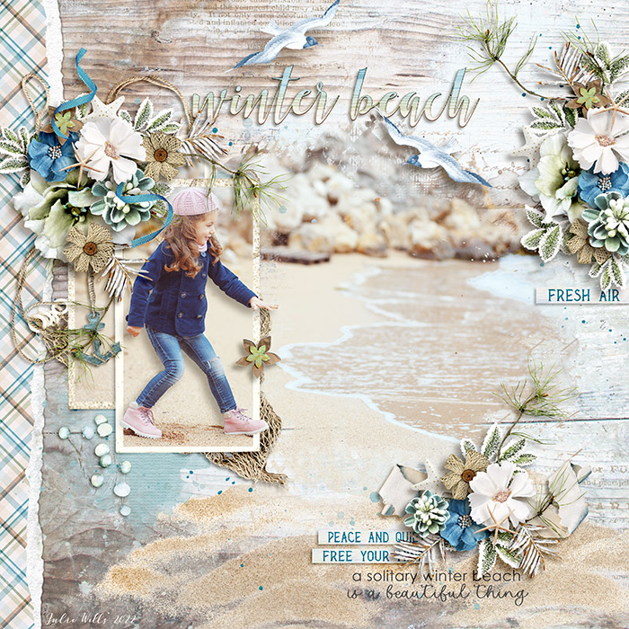 winter beach