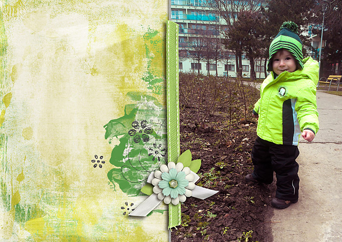 Winter in green