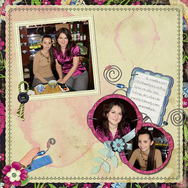 With Lenka at the teahouse