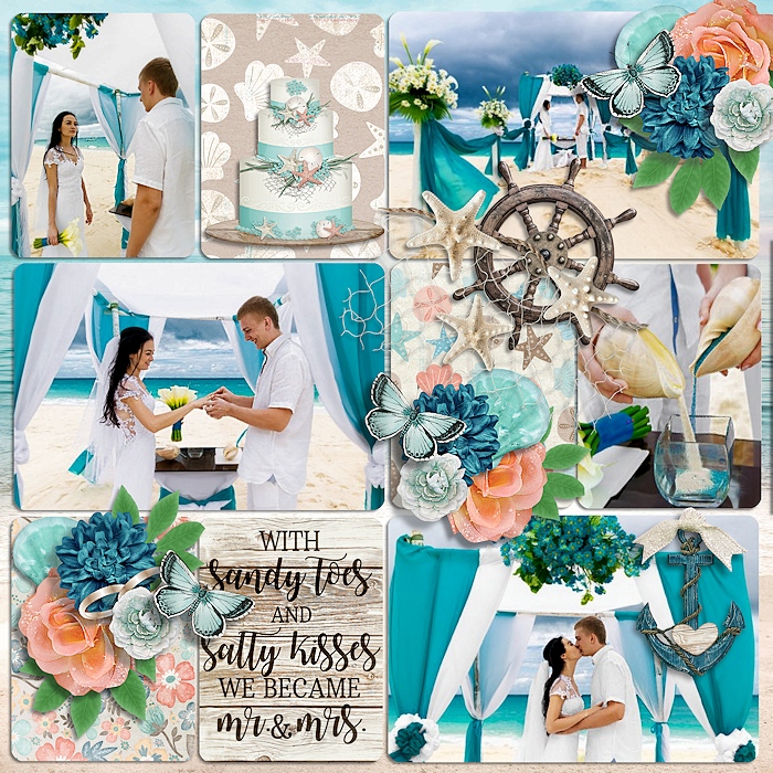 with sandy toes and salty kisses we became mr and mrs