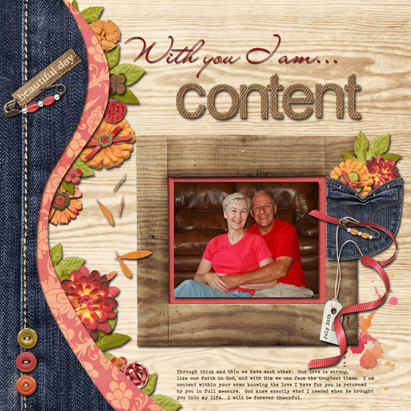 With you I am content