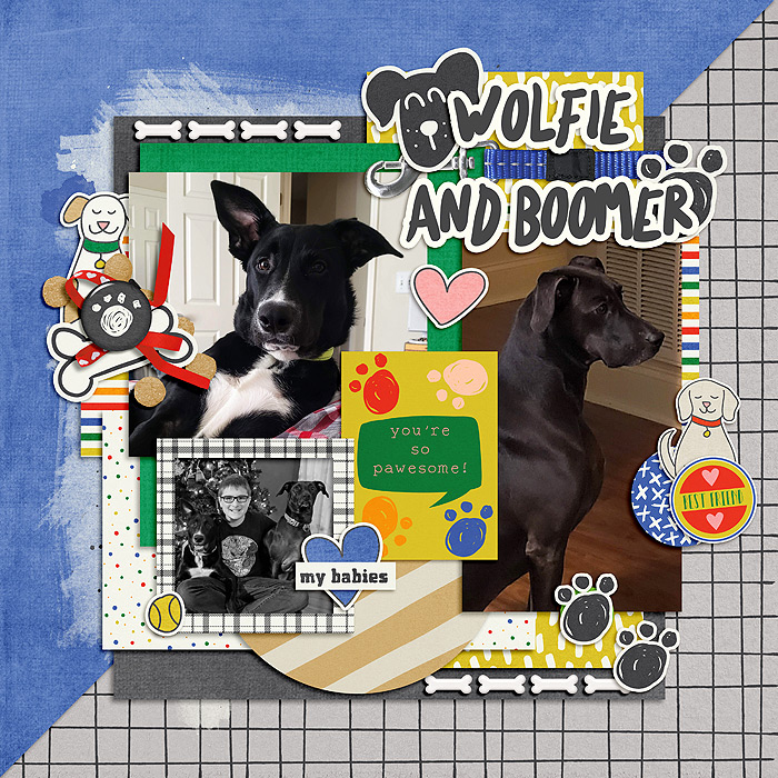 Wolfie and Boomer