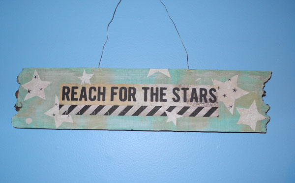 Wooden Driftwood Sign