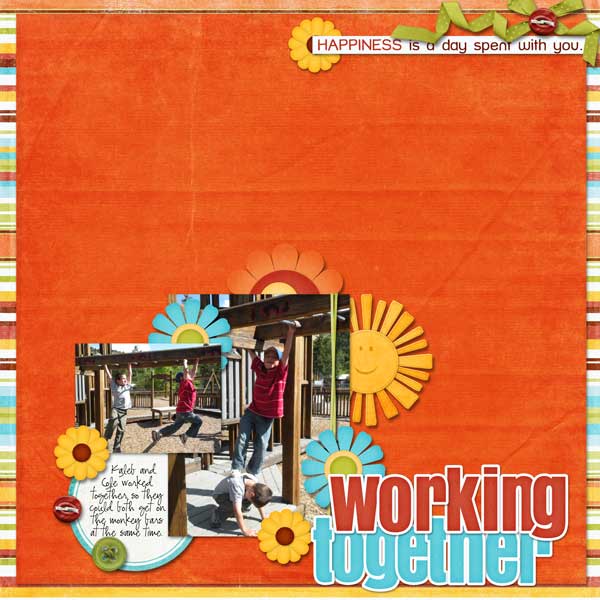working together