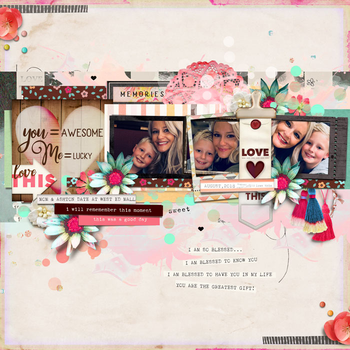 YOU = AWESOME ME = LUCKY