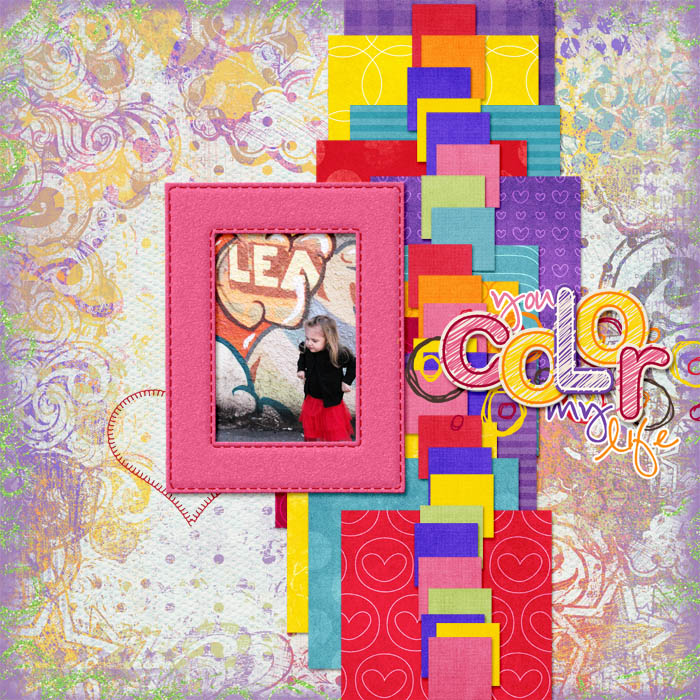 You color my life