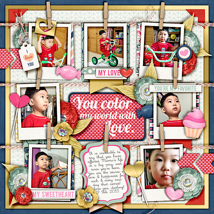 you color my world with love