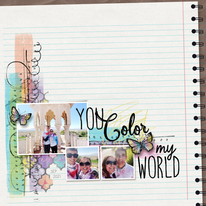 You Color My World