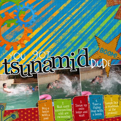 You got tsunami'd dude!