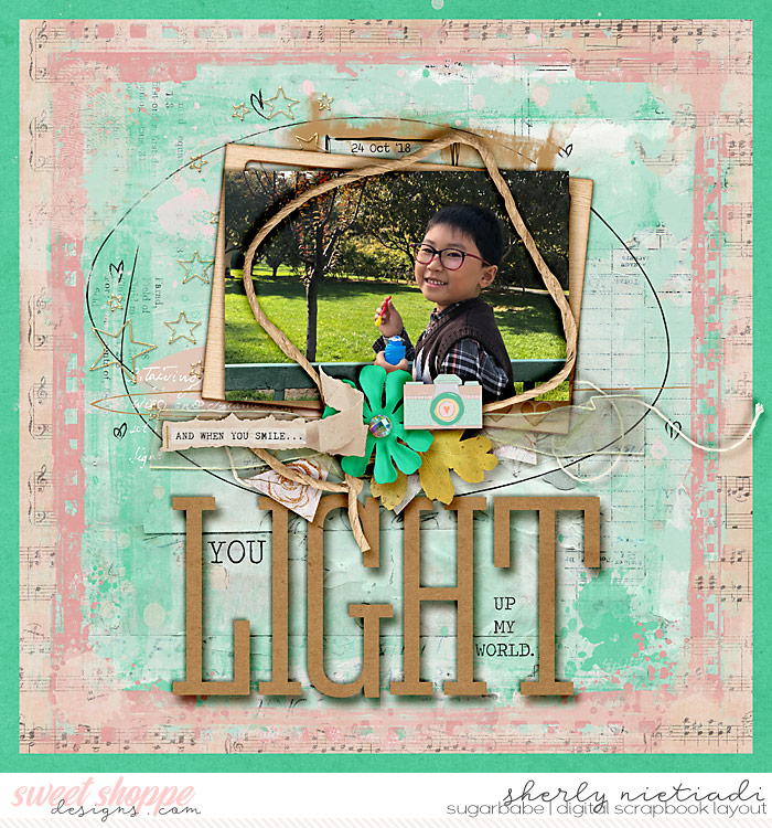 you light up my world
