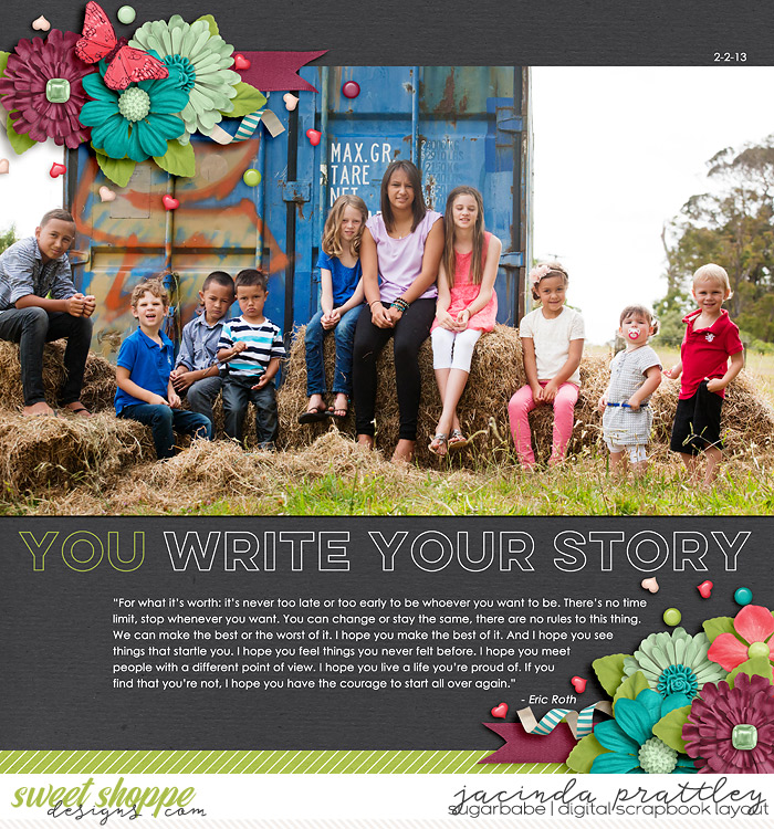 You write your story