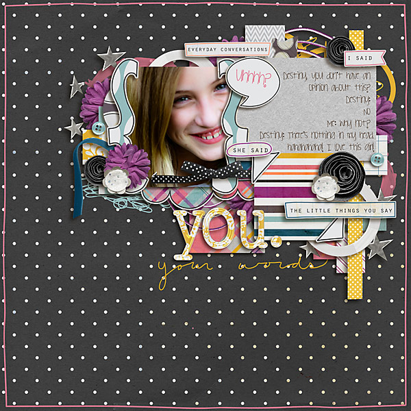you. your words