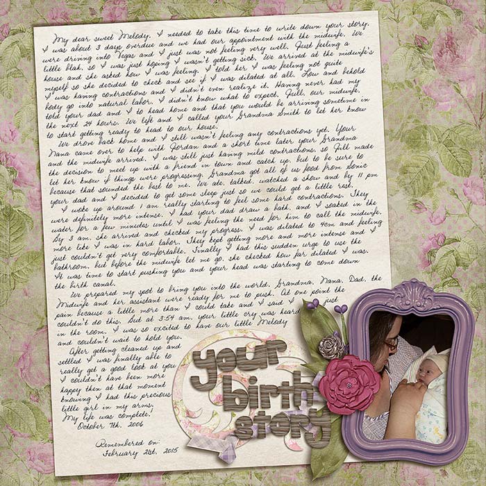 Your Birth Story