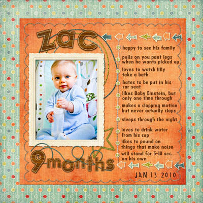 Zac at 9 Months