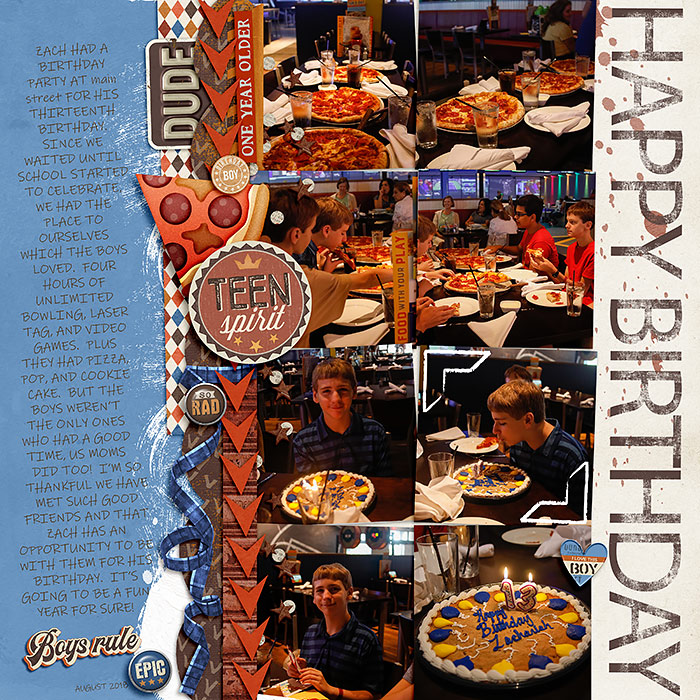 Zach Pizza Birthday