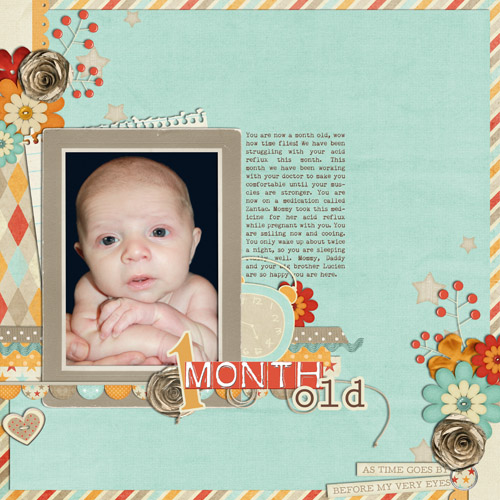 Zachary 1 month old
