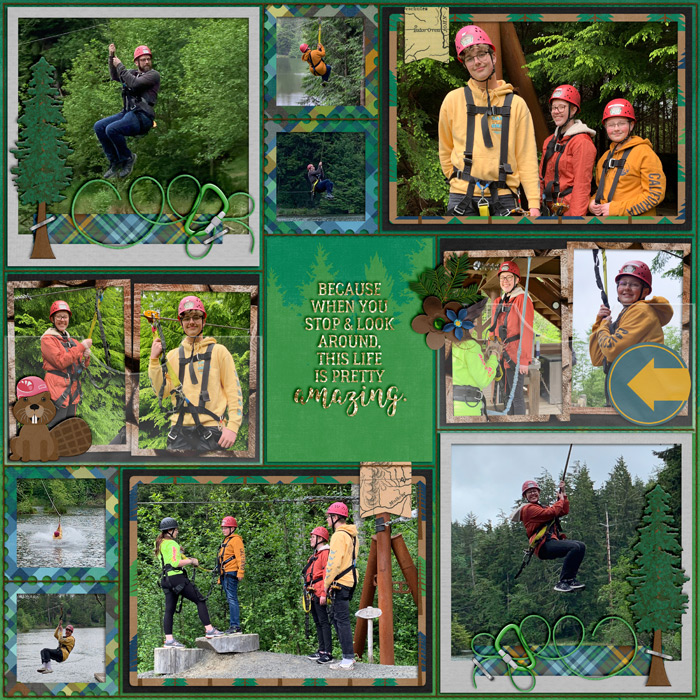 Zip-lining